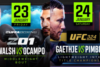 UFC Double Header This Weekend How to Watch Zuffa Boxing 01 and UFC 324