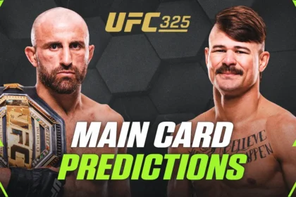 UFC 325 Main Card Predictions