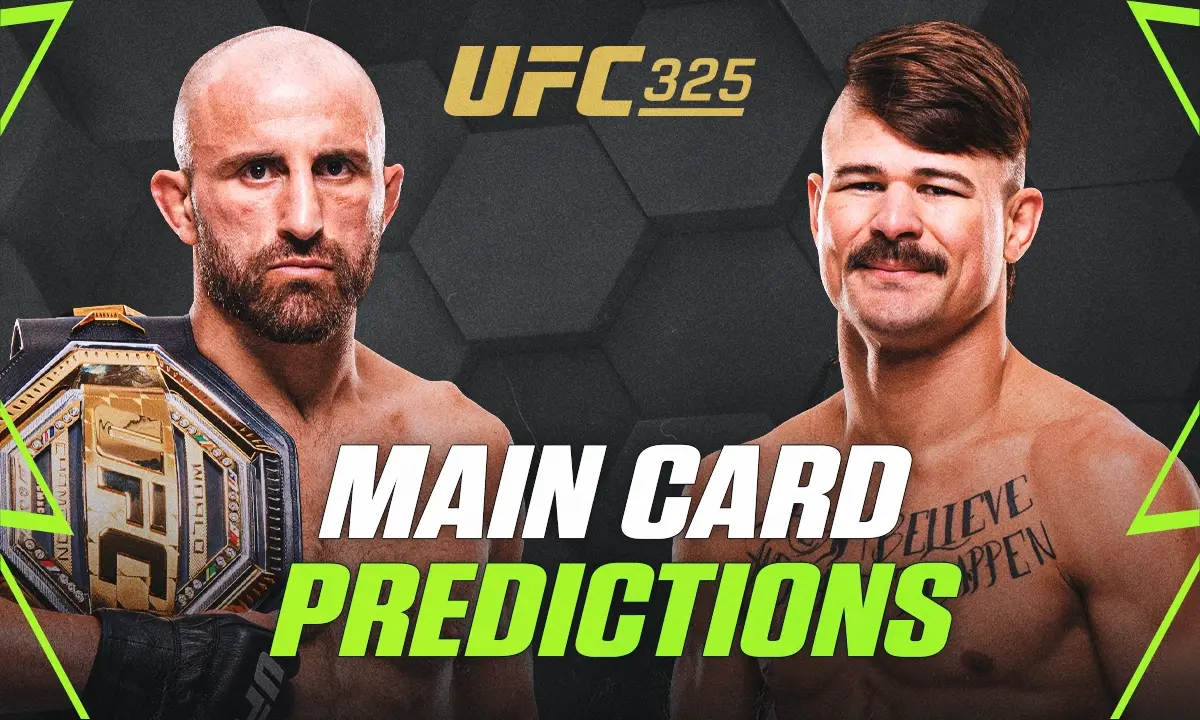 UFC 325 Main Card Predictions