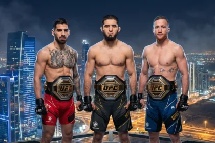 Islam Makhachev, Ilia Topuria, Justin Gaethje