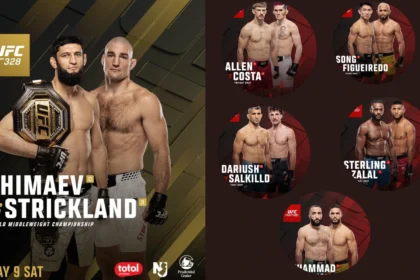 UFC 328 Main Event and Other Key Bouts Confirmed by Dana White.